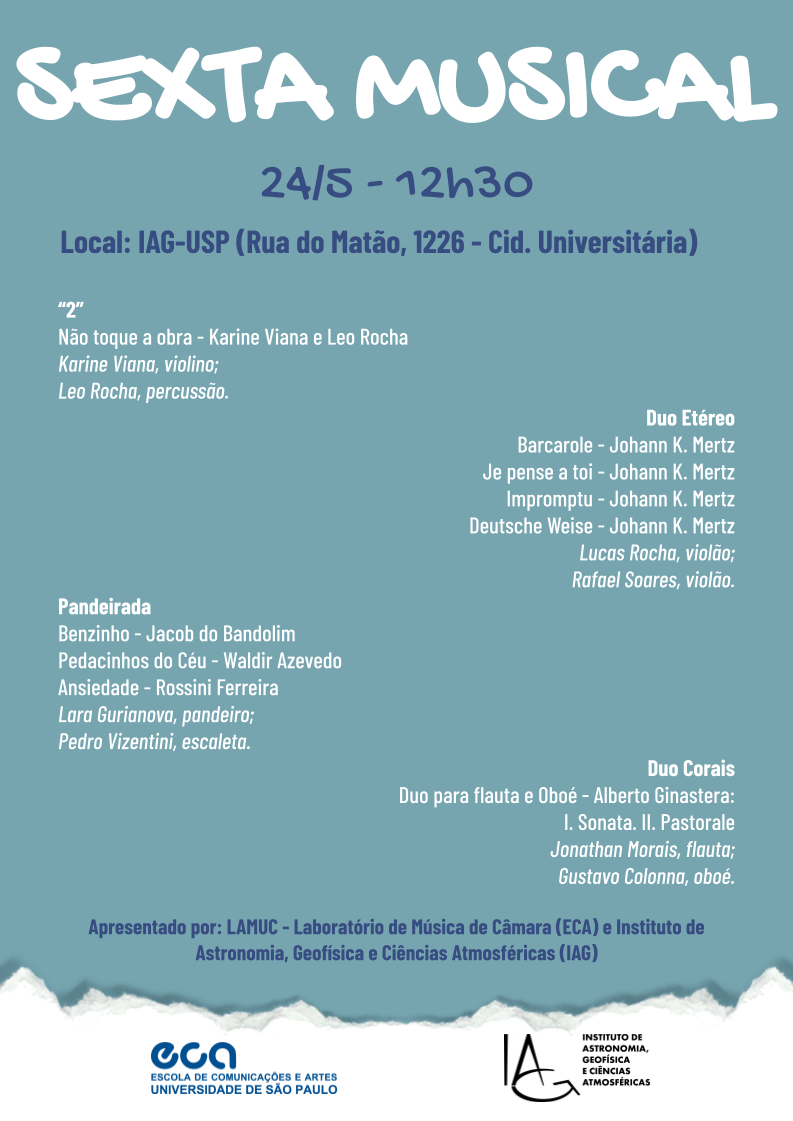 Cartaz Sexta Musical 25.05.24