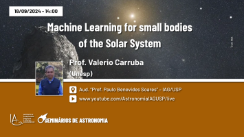 Seminário Astronomia 18.09.24 - Machine Learning for small bodies of the Solar System